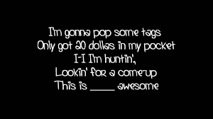 Thrift Shop Clean Lyrics Youtube Thrift shop 20$ dollars in my pocket lyrics. thrift shop clean lyrics