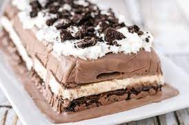 Ice Cream Cake Recipe This No Bake Ice Cream Cake Can Be Prepared In About 5 Minutes Plus Freezing Time Easy Ice Cream Cake Ice Cream Cake Recipe Desserts