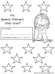 Back To School Star Chart For Speech Therapy Freebie School Speech Therapy Speech Therapy Speech Therapy Crafts