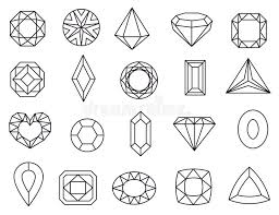 Diamond Cut Precious Stones With Sparkle Stock Vector Illustration Of Brilliant Blue 11121145