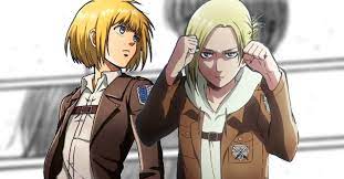 Annie waits for her fingers to grow back which happens quicker then anyone thinks and when mikasa comes in for another attack annie slaps her away. Attack On Titan Breaks Hearts With An Annie Armin Moment