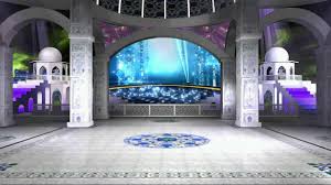 Islamic Virtual Studio Green Screen Video Tv Studio Background Animatio Virtual Studio Studio Background Psd Background
