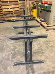 When extended, the dining table is rectangular and can easily sit 6 to 8 people. 63 Best Ideas Metal Table Legs In 2021 Metal Table Legs Metal Table Table Legs