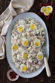 If it's not yellow, seasoned well with a good dose of paprika, doesn't include relish, and absent of eggs it ain't real potato salad. All American Potato Salad Recipe Olivia S Cuisine
