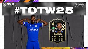 As you'd expect, iheanacho's new card comes with some nice boosted stats, but it's his pace and shooting that stand out and could make him an. Leicester City On Twitter Kelechi Iheanacho Has Been Named In Easportsfifa S Totw 25 Well In 67kelechi