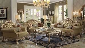 Dresden Gorgeous Gold Living Room Set Traditional Elegant Look Sofa Love Seat Chair Coffee Formal Living Room Sets Living Room Sofa Set Gold Living Room