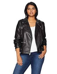 Sale Price 64 8 Levi S Women S Plus Size Faux Leather Contemporary Motorcycle Jacket Plus Size Leather Jacket Leather Jackets Women Denim Jacket Women