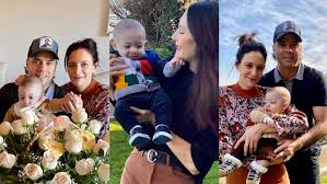 Luciana aymar y fernando gonzález en el cumpleaños de su hijo félix pero fue a través de esta misma plataforma, que la pareja levantó sospechas en torno a un posible compromiso. Hijo De Fernando Gonzalez Con 9 Meses Acompana A Su Papa En Campanas Y Bromea Con Arturo Vidal Meganoticias