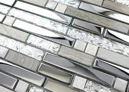 You should look carefully to see what is available. Silver Stainless Steel And Glass Tile Textured Marble Stone Mosaics