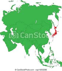 Learn how to create your own. Location Of Japan On The Asia Continent Canstock