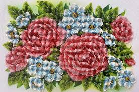 Maybe you would like to learn more about one of these? Amazon Com Bead Embroidery Kit Summer Roses Beaded Cross Stitch Flowers Needlepoint Handcraft Tapestry Kit