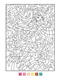 Die rahmen eignen sich ideal für alle 40x50cm motive. Ausmalbilder Einhorn Malen Nach Zahlen Coloring And Drawing
