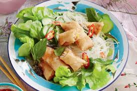 Vivian's Vietnamese spring roll and vermicelli salad