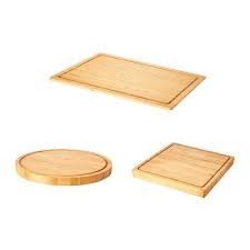 Oleby Chopping Board Set Of 3 Bamboo Ikea Ikea Chopping Board Set Bamboo