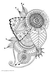 And remember, each shade is a symbol of certain feelings. Flowers For Coloring By Adults Coloring Pages Printable Com