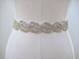 Bridal Beaded Sparkly Crystal Wedding Sash Belt By Ingenueb 95 00 Wedding Belts Bridal Accessories Belt Rhinestone Wedding