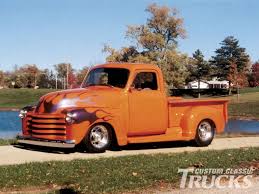 Image result for Orange 1954 Truck