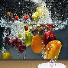 Free Shipping Large Mural Custom 3d Photo Wallpaper Fruits Spray Modern Creative Wall Papers Restaurant Living Room Home Decor 3d Photo Photo Wallpaper3d Photo Wallpaper Aliexpress