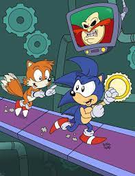 Escape From Robotropolis By Https Www Deviantart Com Slysonic On Deviantart Sonic And Shadow Classic Sonic Sonic Satam