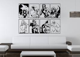 Well, you can transform your bedroom without investing in any of those expensive furnishings. X Men Universe Comic Mural Wall Art Stickers Cool Wall Decor Cool Wall Art Wall Decor Bedroom