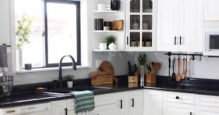 What are the best countertop for white cabinets? White Kitchen Cabinets With Black Countertops Are The Next Big Reno Trend