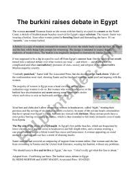 Buy the best and latest body catsuit on banggood.com offer the quality body catsuit on sale with worldwide free shipping. The Burkini Raises Debate In Egypt Esl Worksheet By Savilla