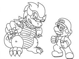 You don't have to wait your turn. Mario Bowser Coloring Pages Kerra