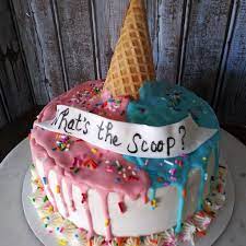 Melting Ice Cream Baby Shower Cake Cake Melting Ice Cream Baby Shower Cakes
