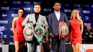 Canelo alvarez reacts during a unified super middleweight world championship boxing match against billy joe saunders, saturday, may 8, 2021, in arlington, texas. Canelo Goes For Jacobs Middleweight Belt Goal Is To Unify Division