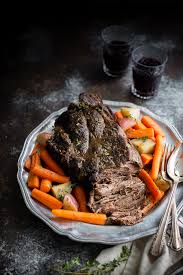 Roast beef with potatoes and carrots. Slow Cooker Pot Roast With Potatoes And Carrots Taming Of The Spoon