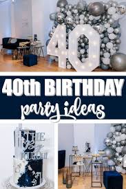 He's the man you look up to and you want to get him something that shows just how much you appreciate everything he does for you as well as a gift that doesn't make him feel old. Navy Blue And Silver 40th Birthday Party Pretty My Party Party Ideas 40th Birthday Decorations 40th Birthday Party Themes 40th Birthday Party Men