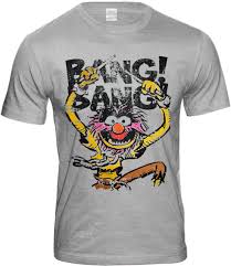 Share a gif and browse these related gif searches. Original The Muppet Show Herren T Shirt The Animal Drummer Kaufen