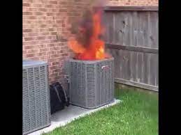Free shipping on orders over $25.00. Condenser Unit Goes On Fire Youtube