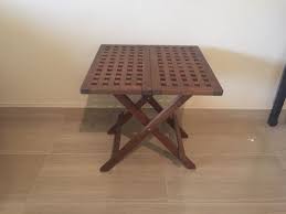 For a larger area, a round coffee table or square coffee table can fill empty space and balance out the dimensions of the room. Ikea Folding Side Table Furniture Home Living Furniture Tables Sets On Carousell