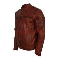Vintage Waxed Jacket Brown Waxed Carved Leather Jacket Skintoll Leather Jacket Jackets Vintage Brown