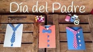 El día del padre es una fiesta importante en españa que se celebra el 19 de marzo, el mismo día que la iglesia católica celebra san josé. Tarjeta Para El Dia Del Padre Manualidades Para El Dia Del Padre Faciles De Hacer Youtube
