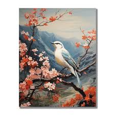 Tablou Canvas - White Bird – The Print Studio