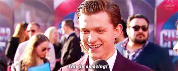 None of these gifs were made by me. Funny Gifs Tom Holland Gif Vsgif Com
