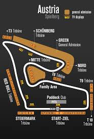 You will find the setups for dry or wet track, for qualifying or for the race, for the joypad or wheel. F1 Virtual Map Spielberg Austria Formula 1 Austrian Grand Prix