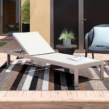 Orren Ellis Coline Contemporary Outdoor Patio Chaise Lounge Reviews Wayfair Lounge Chair Outdoor Outdoor Patio Chaise Lounge Patio Chaise Lounge