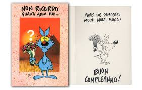 Cartoline Biglietti Poster Biglietto Lupo Alberto 15 Buon Compleanno Non Ricordo Quanti Anni Hai
