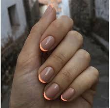 See more ideas about nail designs, cute nails, pretty nails. 7 French Manicure Ideas Spotted On Instagram Neon Nails Minimalist Nails Trendy Nails