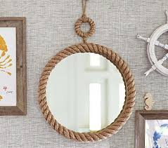 Check out our pottery barn mirror selection for the very best in unique or custom, handmade pieces from our mirrors shops. Nautical Rope Mirror In 2020 Rope Mirror Nautical Rope Mirror Nautical Rope Decor