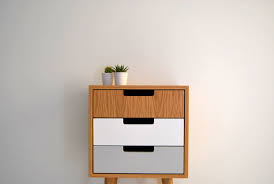 Pair Of Nightstand Bedside Table Side Table With One Drawer Lacquered In White Scandinavian Design Mid Century Modern Retro Modern Bedroom Decor Grey Modern Side Table Bedroom Modern Side Table