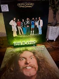 Street Survivors album with flames design