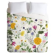 You can easily compare and choose from the 10 best twin comforters for you. Queen Full Iveta Abolina Bretta Floral Comforter Set Yellow Deny Designs Target