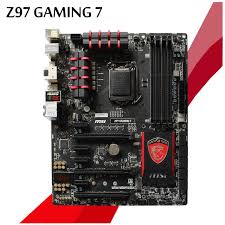 Msi Intel Z97 Lga 1150 Ddr3 Usb 3 1 Atx Motherboard For Msi Z97 Gaming 7 Intel Motherboard Lga1150 Ddr3 8xusb 3 0 Mianboard C Motherboard Msi Intel