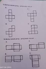15 Berikut Adalah Jaring Jaring Kubus Kecuali 16 Berikut Adalah Jaring Jaring Brainly Co Id