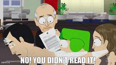 YARN | No! You didn't read it! | South Park (1997) - S15E01 Comedy | Video  gifs by quotes | 0e698e7f | 紗