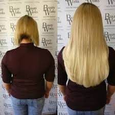 Pin the bottom section of your hair away this is a really great hack for blending hair extensions with short hair to hide those pesky telltale shorter pieces at the nape of your neck. Short Hair To Long Hair Aimee S Hair Salon Bournemouth